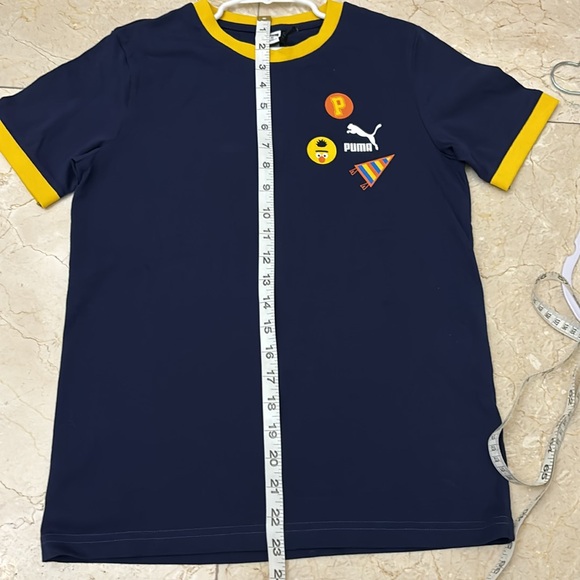 NWT - PUMA SESAME STREET Navy T-shirt Unisex kids 
Sz: 11-12 Y - Picture 6 of 11
